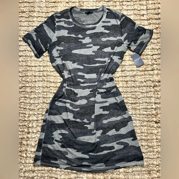 Lucky Brand Size Medium Sheer T-Shirt Tunic Dress NWT Lucky Brand Size Medium Sheer T-Shirt Tunic Dress NWT